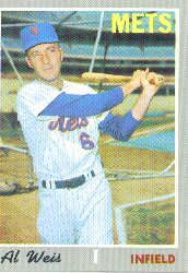 1970 Topps Baseball Cards      498     Al Weis